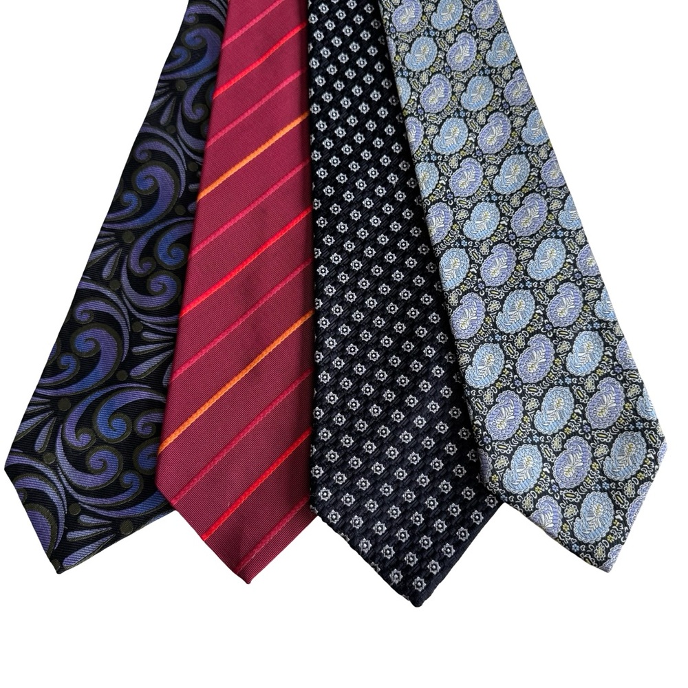 Elegant Men's Tie Set 4 - Multicolor